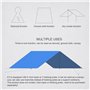 Wawogic Multifonctionnel Extérieur Pluie Poncho Sac À Dos Housse de Pluie Étanche Tente Bâche Abri Parasol Pique-Nique Couvertur