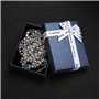 Collier à la mode en cristal avec pendentif All-Match Style Shining Clothes Chaîne de chandail pour femmes avec attachements lon