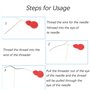 Plastique DIY Enfile-Fil