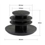 CAMVATE 4 pièces Guidon Bar End Plugs Caps ATB VTT Bouchons for Vélo Camera Grip