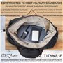 Mission Darkness X2 Faraday Duffel Bag + Detachable MOLLE Faraday Pouch (Gen 2) // Military-Grade RF Shielding for Large Electro