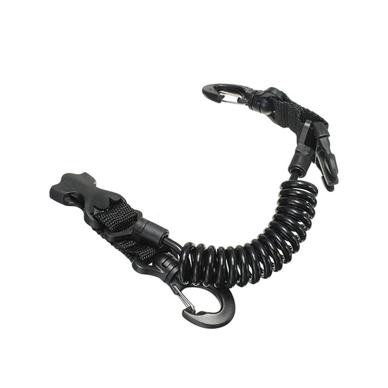 PlongéE Sous Marine Sangle Longe Boucle Bobine Longe Sangle Appareil Photo PlongéE Outil PlongéE Sous Marine Avec Clips DéGageme
