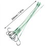 Hameçons de Pêche Aux Yeux de Pêche Hameçons de Pêche en Mer Durables avec Barbes Crochets de Mer en Acier au Carbone Adaptés à 