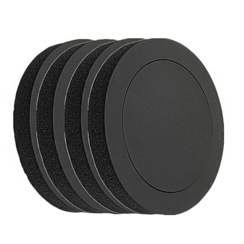 CENPEK Lot de 4 Kits de Système Haut-Parleur Universel Mousse Auto-Adhésif pour Voiture - 6 et 6,5 Pouces, Anneau D'isolation, T