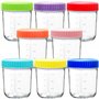Youngever Lot de 8 Pot de Conservation Bebe en Verre 180ML