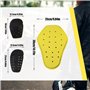 Sharplace Ensemble de Kit de Protection Moto 5 Pièces, Accessoire Doublure Amovible en Mousse, Protection Épaules, Coudes, Dos p