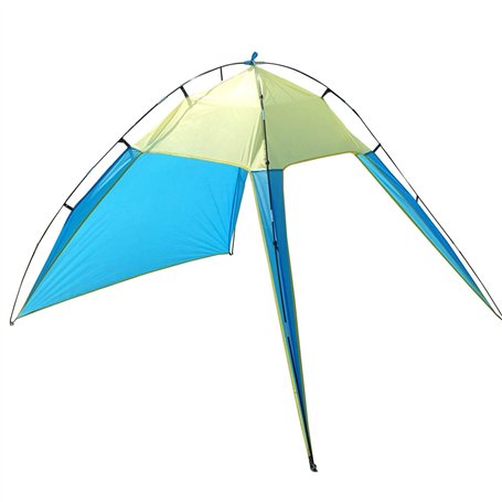 Auvent d'extérieur familial tente de plage portable en aluminium anti-UV