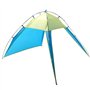 Auvent d'extérieur familial tente de plage portable en aluminium anti-UV