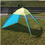 Auvent d'extérieur familial tente de plage portable en aluminium anti-UV, protection solaire, bâches de toit étanches, abris de 