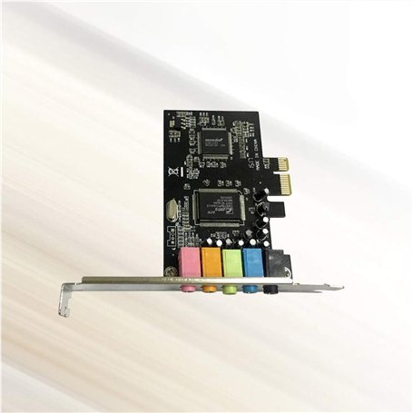 Uonlytech Cartes Son Internes D'ordinateur Puces Pcie Carte Son 5.1 Carte Son Pcie Son Interne Entourer Son Stéréo D