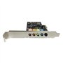 Uonlytech Cartes Son Internes D'ordinateur Puces Pcie Carte Son 5.1 Carte Son Pcie Son Interne Entourer Son Stéréo D