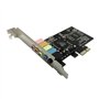 Uonlytech Cartes Son Internes D'ordinateur Puces Pcie Carte Son 5.1 Carte Son Pcie Son Interne Entourer Son Stéréo D