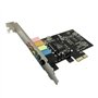 Uonlytech Cartes Son Internes D'ordinateur Puces Pcie Carte Son 5.1 Carte Son Pcie Son Interne Entourer Son Stéréo D