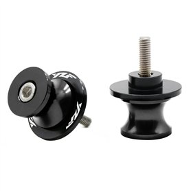 2pcs M6 6mm Diabolos Le Mans Support de Montage pour YZF R1 R3 R6 R6S R25 R125 600R (Noir)