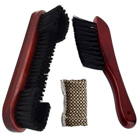 Lot de 3 brosses de billard et accessoires - Outil de nettoyage de table de piscine avec rails
