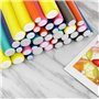42 Pcs Twist-Flex Bigoudis en Mousse pour Salon de Coiffure ou DIY