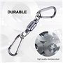 DeWin Boucle Magnétique de Pêche,Mouche Pêche Magnétique Net Aimant Epuisette Peche Aimant Boucle Pêche pour la Pêche