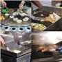 11 Pièces Spatules pour Barbecue, AMZMUKAUP Ensemble de Spatuleen Acier Inoxydable Ensemble d'accessoires pour Plaque chauffante