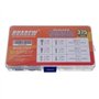 HUAREW 3 valeurs 375 pièces 2.8/4.8/6.3mm mâle et femelle fil bêche connecteur à sertir terminal manchon isolant kit pour voitur