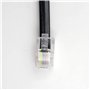 Srup 4 Pièces Cable Telephone Fixe, Combiné Téléphonique Câble Spiralé, Cordon Combiné Téléphone Rj9, Cable Telephonique, Cable 