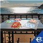 EUROXANTY Set Bingo et 48 cartons – Bingo de voyage – Jeu de table traditionnel – Fiches à chiffres 2 faces – Sac de transport p