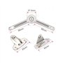 Tuggui Lot de 2 compas à système d’amortissement pour abattants de portes relevables de placard de cuisine