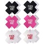 Creamlin 6 Paires de Couverture de Mamelon Pasties Corss Couverture de Mamelon infirmière Autocollant sur Soutien-Gorge Poitrine