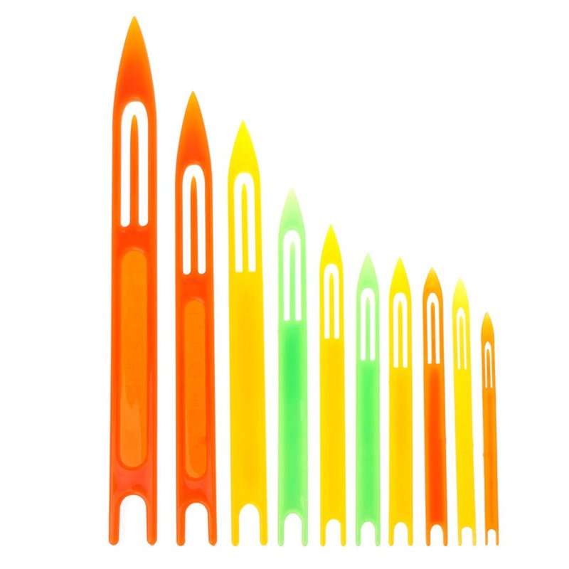 CADANIA Filet de pêche pour réparation de Filets de pêche, 10 pièces, navettes en Plastique, réparation, Tissage