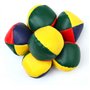 Balles de Jonglage,8 PCS Balles Jonglerie Balle de Jonglage de Cirque en Cuir PU Sacs de Haricots de Jonglerie pour Enfants et D