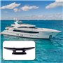 NAISHIZZH UKFDC-135 Lot de 4 taquets en Nylon avec Base fermée, Quai, Pont, canoë, Bateau à Voile (Comprend Uniquement Les Cramp