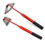Asotagi Binette de jardinage portable en acier pour désherber et ameublir le sol Outil de jardinage