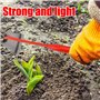 Asotagi Binette de jardinage portable en acier pour désherber et ameublir le sol Outil de jardinage