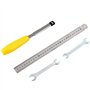 JIG1 Kit de mortaiser pour serrure de porte 18 mm, 22 mm, 25 mm, kit d'entretien pour le travail du bois, outil de gabarit à mor