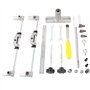 JIG1 Kit de mortaiser pour serrure de porte 18 mm, 22 mm, 25 mm, kit d'entretien pour le travail du bois, outil de gabarit à mor