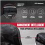 OG Original Roadrunner Sac à Dos Moto Étanche Noir Léger 20L, Sacoche Porte-Casque Motard, Sangle Casque, Vélo, Anti-vol, Portab