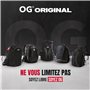OG Original Roadrunner Sac à Dos Moto Étanche Noir Léger 20L, Sacoche Porte-Casque Motard, Sangle Casque, Vélo, Anti-vol, Portab