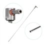 RUIZHI Extracteur de réservoir, tuyau vertical de 490 mm de long pour chauffage de carburant de voiture, tuyau d'aspiration de m