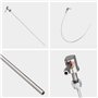 RUIZHI Extracteur de réservoir, tuyau vertical de 490 mm de long pour chauffage de carburant de voiture, tuyau d'aspiration de m