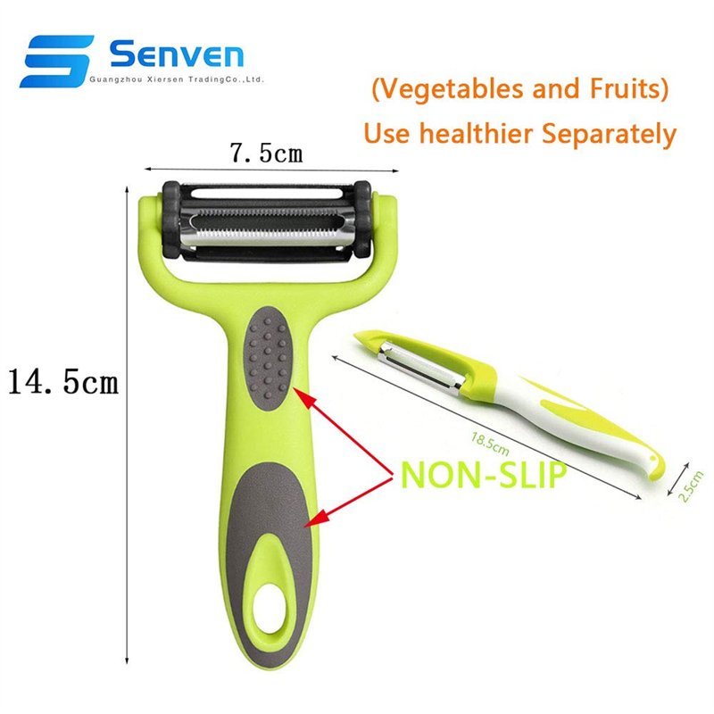 Image secondaire de Senven® Éplucheur 3 en 1 – multifonction pour éplucher les pommes de terre, les carottes et divers légumes et fruits, convient parfaitement à votre cuisine