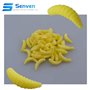 Senven Ver Artificiel, Silicone Doux Biomimetic Leurres Ver Leurres de pêche Simulation vers Rouges en Plastique Vert Environnem