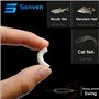 Senven Ver Artificiel, Silicone Doux Biomimetic Leurres Ver Leurres de pêche Simulation vers Rouges en Plastique Vert Environnem