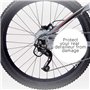 Huahao Vélo Dérailleur Arrière Garde Support 4 Pièces Vélo Dérailleur Arrière Garde Protecteur de Dérailleur Arrière de Vélo Dér