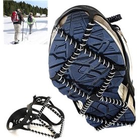 1 paire de crampons antidérapants universels pour chaussures à neige