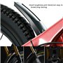 Reixuier Garde-Boue De Vélo, 2 Pcs Garde Boue Avant ou Arrière Compatible, Ensemble d'ailes pour Vélo de Montagne,Garde Boue Ant