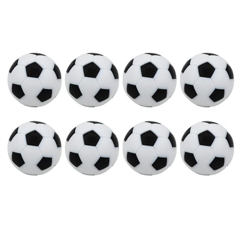 Lot de 8 balles de Baby-Foot de qualité supérieure et silencieuses de 32 mm - Parfait pour Le Baby-Foot