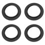 4 Pièces E27 Anneau Réducteur pour Abat-Jour Plaque Convertisseur d’Adaptateur de Bague d'Abat-Jour (Noir
