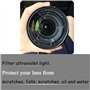 Fire Rock Filtre UV 58 mm pour Canon EF-S 18-55 mm, EF-S 55-250 mm, Nikon AF-P DX NIKKOR 70-300 mm et autres objectifs 58 mm (lo