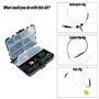 Dr.Fish 314 pcs Matériel Pêche à la Carpe dans une Boîte Portable, Accessoires Prêts à l'emploi, Kit D'appâts pour Pêche Carpe