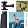 Adaptateur de trépied GoPro Adaptateur 4PCS avec Vis moletée pour Gopro Hero 5 Hero 5 Session Hero 4 Hero 3+ Hero 3 Hero 2 Hero 