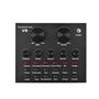 Btuty Carte son externe de mixage audio USB Interface audio avec effets sonores multiples Batterie rechargeable intégrée